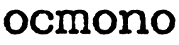 오씨모노 ocmono LOGO