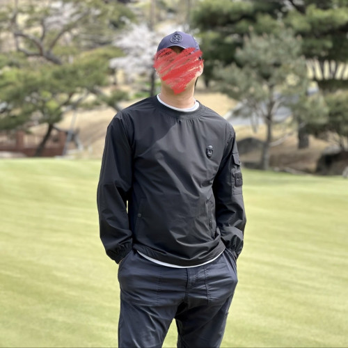 어메이징크* 플렉스모션 우븐 라운드 아노락   (MEN)