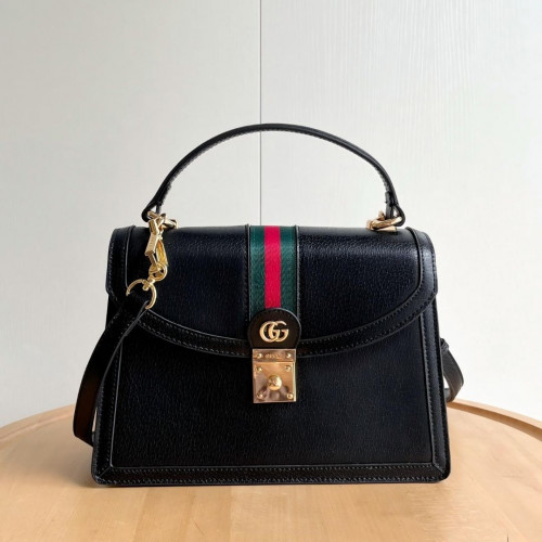 Gucci Ophidia 블랙 탑핸들백