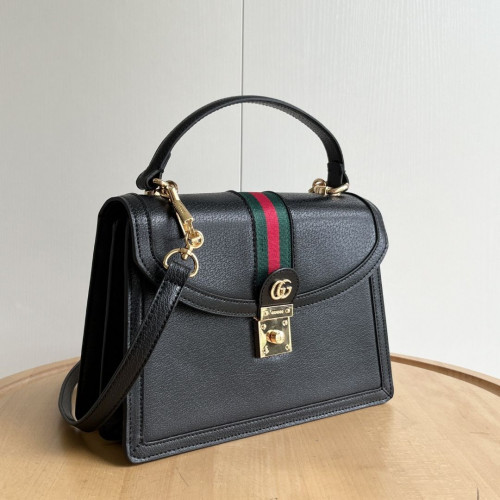 Gucci Ophidia 블랙 탑핸들백