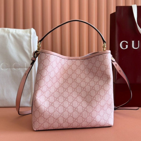 Gucci Ophidia GG 핑크 버킷백