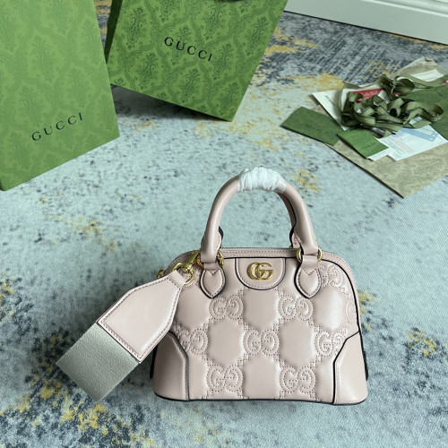 GUCCI GG 임보스턴 미니 아델 백