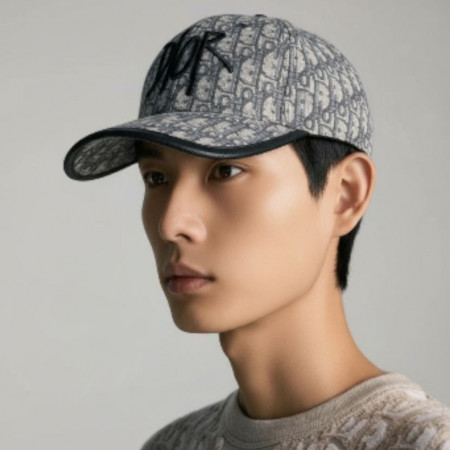 디올 오블리크 자가드 볼캡 [그레이]