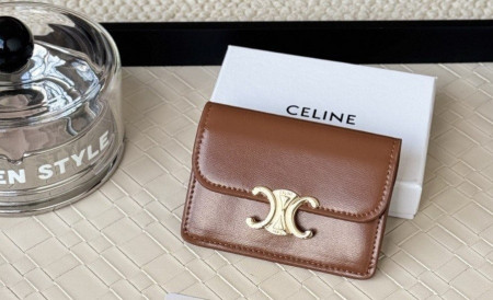 셀린느 트리오페 플랩 카드 지갑