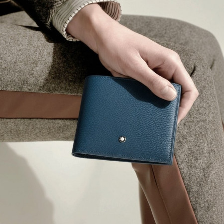몽블랑 사토리엘 소가죽 반지갑 6CC포켓 (정로*스제품)