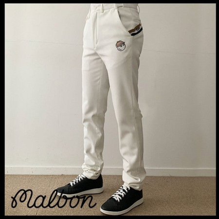 본 사선테이프기모팬츠