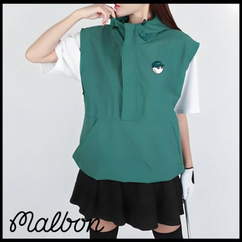 여성 본와샤스트링후드조끼