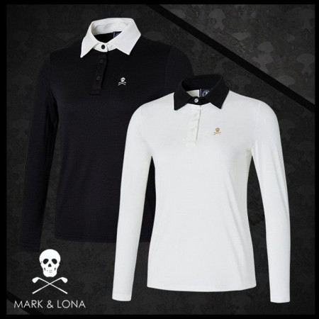 여성 해골필드카라긴팔