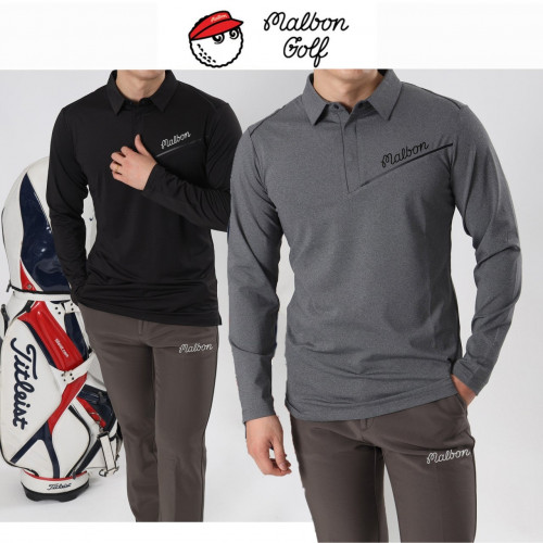 말x 블랙테잎 스판긴팔