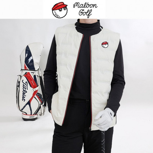 말x 지퍼라인 패딩조끼