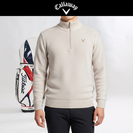 캘러 골지 니트반집업