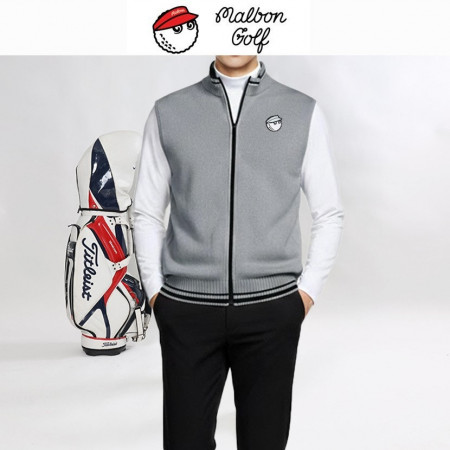 말x 하이넥 니트조끼