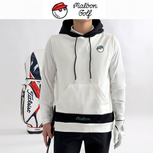 말x 후드 라인 조끼