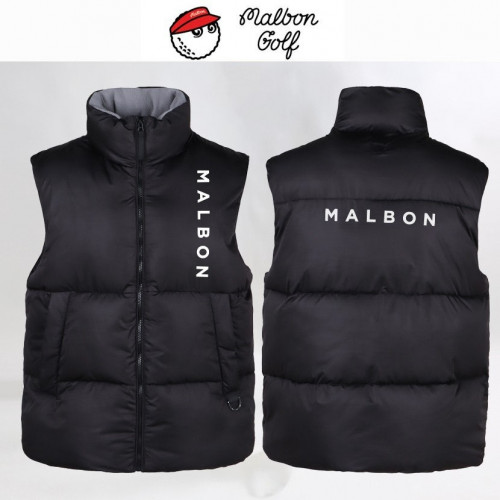 말x 빅블록 하프조끼패딩