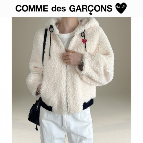 꼼 헤비뽀글 후드 집업