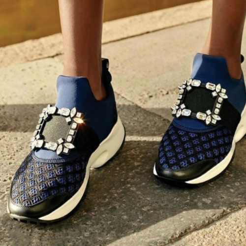 로저비비애 [Rogervivier] 수입프리미엄급 비브 런 스트라스 버클 스니커즈 #4479