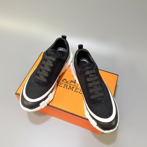 에르메스 [ HRMS ] 수입 바운싱 스니커즈 -블랙&화이트