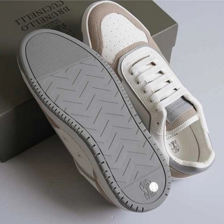 브루넬로 쿠치넬리 스웨이드 레더 코트 스니커즈#19143