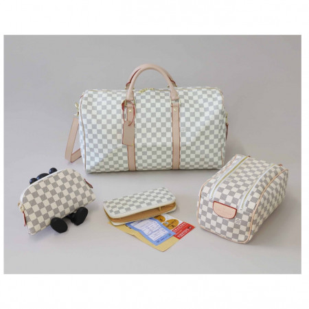 루이비통 [ L.V ] 수입 다미에 키폴45 여행구 & 톱키트 토일렛 SET -아주르-