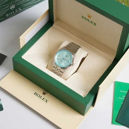 [ROLEX] 로렉스 Land-Dweller 36 오이스터 아이스 블루