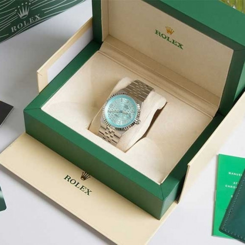 [ROLEX] 로렉스 Land-Dweller 36 오이스터 아이스 블루