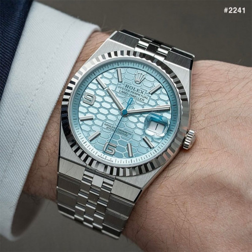 [ROLEX] 로렉스 랜드-드웰러 오이스터 36 시계 블루