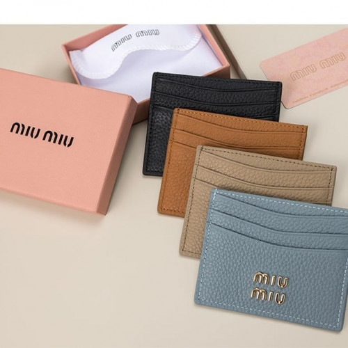미우미우 [MIU MIU] 수입프리이엄급 미우미우 가죽 카드 지갑 #11890