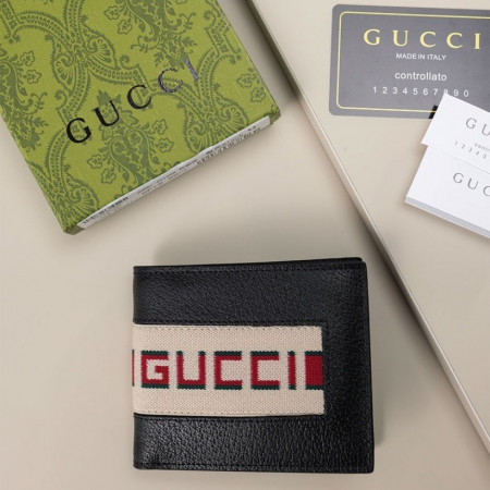 구찌 [Gucci] 수입프리미엄급 스트라이프 남성 반지갑 #5465