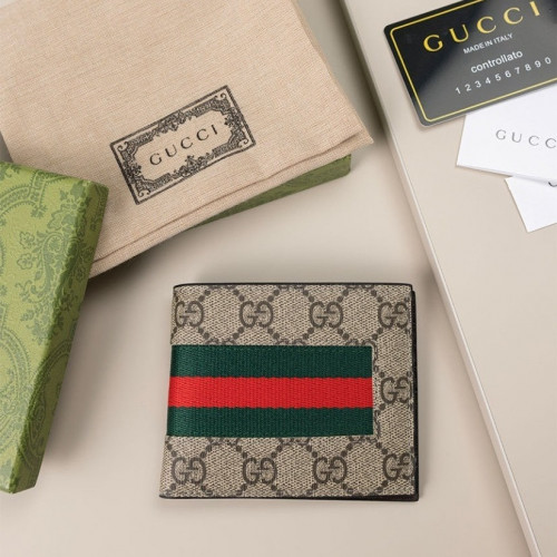 구찌 [Gucci] 수입프리미엄급 GG 수프림 삼선 반지갑 #5252