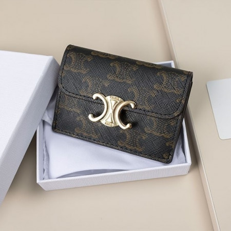 셀린느 [Celine] 수입프리미엄급 플랩 트리옹프 카드 지갑 #4508