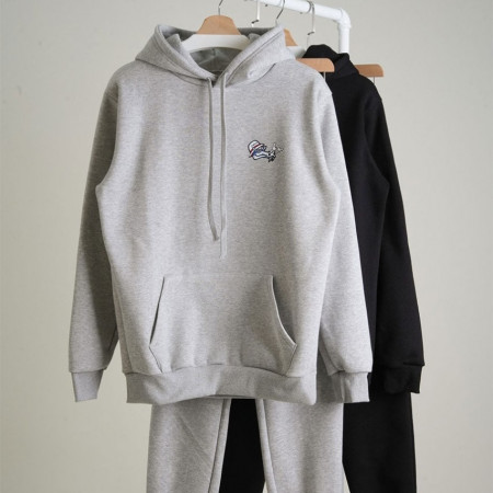 [특가세일][MALBON] 말본 그래픽 프린트 후드맨투맨 세트#19891