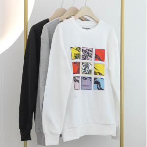 [특가세일1+1]버버리 [BURBERRY] 컬러 스퀘어 로고 1+1 티셔츠 #11789