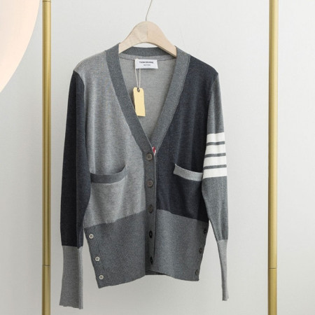 톰브라운FUNMIX CREPE 4-BAR CARDIGAN #6702