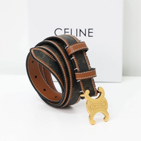 [CELINE] 셀린느 미디엄 트리옹프 캔버스 벨트 #0101