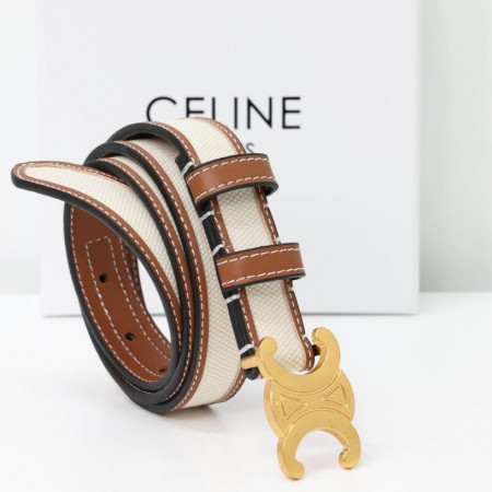 [CELINE] 셀린느 미디엄 트리옹프 캔버스 벨트 #0102