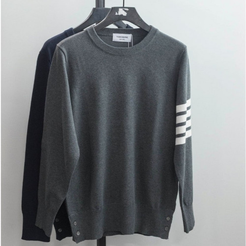 톰브라운 [Thom Browne] 클래식 캐시미어 4-바 풀오버 스웨터 #12846