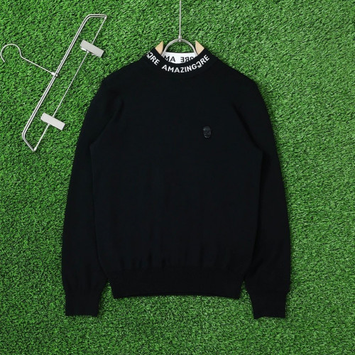 [AMAZINGCRE] 어메이징크리 여성 넥 레터링 아코디오 라운드 스웨터 #3424