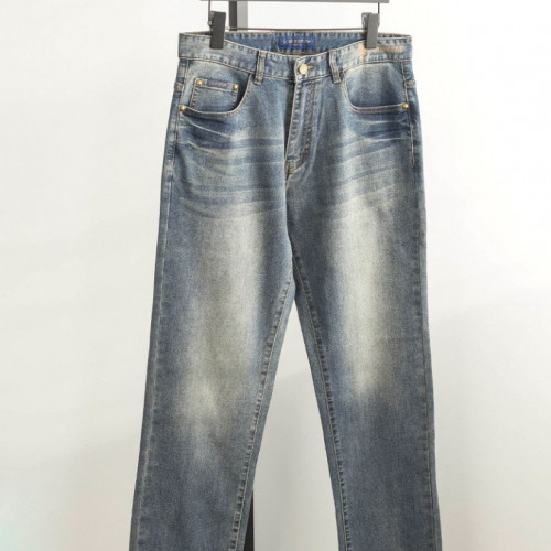 루이비통 [Louis Vuitton] 레더패치 포켓 엠보로고 데님팬츠 #12750