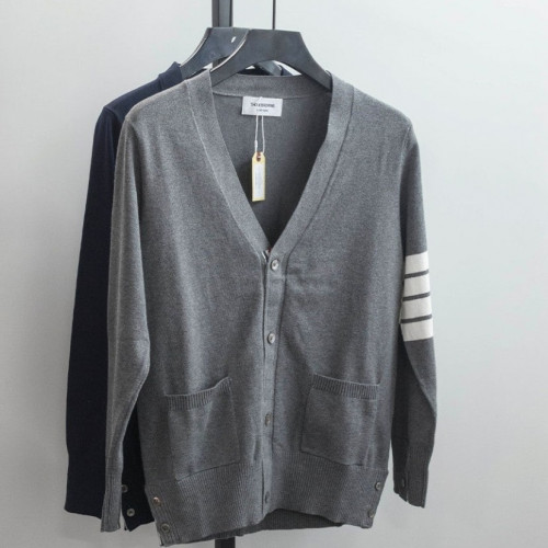 톰브라운 [Thom Browne] 사선 완장 메리노 울 가디건 #12847