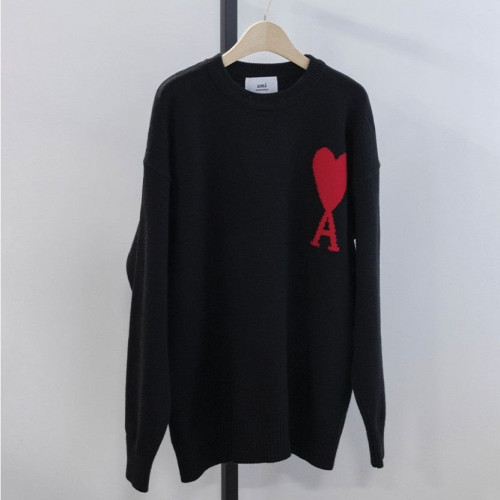 아미 [AMI] 남여공용 빅 하트 로고 니트