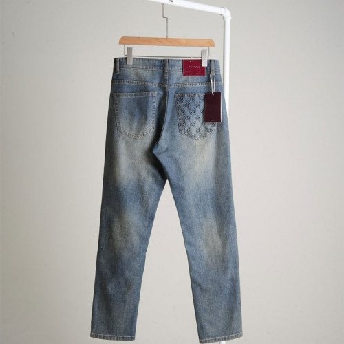 [GUCCI] 구찌 에나멜패치 GG 포켓엠보 데님 팬츠 #20093