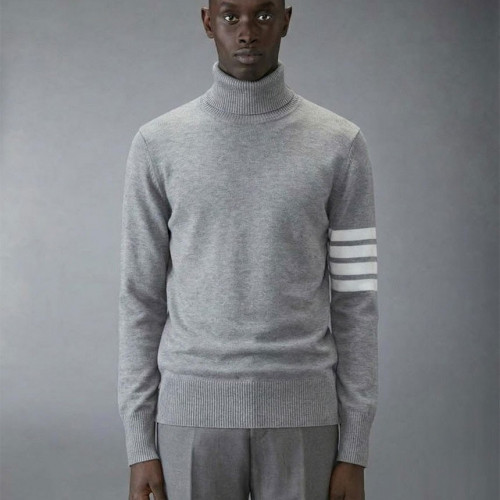 [THOM BROWNE] 톰브라운 인타르시아 톰 아이콘 콜라보 터틀넥 스웨터 #3244