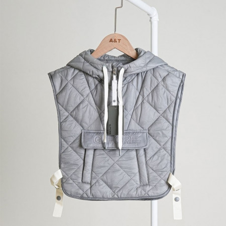 지포어 퀄티드 후드 쇼트 다운 베스트#17274#9672