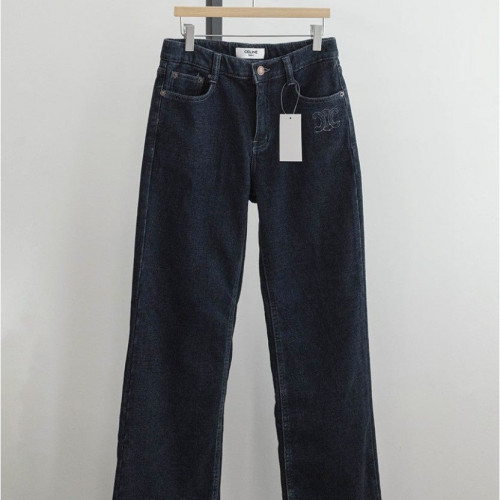 셀린느 [CELINE] 여성 기모 진청 데님 팬츠