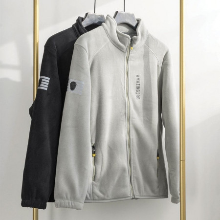 어메이징크리 [AMAZINGCRE] 남성 고스트 플리츠 퍼 자켓 #12444