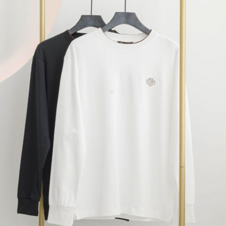 로로피아나 [LOLO PIANA] 넥포인트 자수 면실켓 라운드 #12416