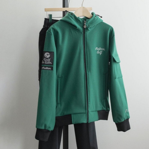 말본 [MALBON] 패치 후드집업 & 조거팬츠 세트 #12605