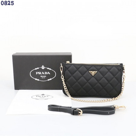 프라다 리나일론 포코노 퀄팅 체인 숄더 & 크로스백#0825