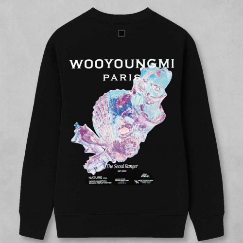 우영미 3D 코랄 백로고 맨투맨 티셔츠 #2923