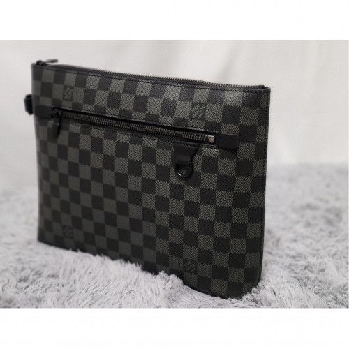 루이비통 다미에  그라파이트 캔버스 클러치백